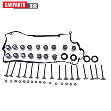 Intake + Exhaust Valve + Lifters + Gakset Kit For 06 -11 Hyundai Kia Accent Rio