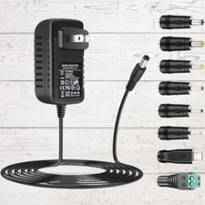 AC Adapter 9V 2A Power Supply AC110V to DC9V 2000mA 1500mA 1000mA 500mA Power