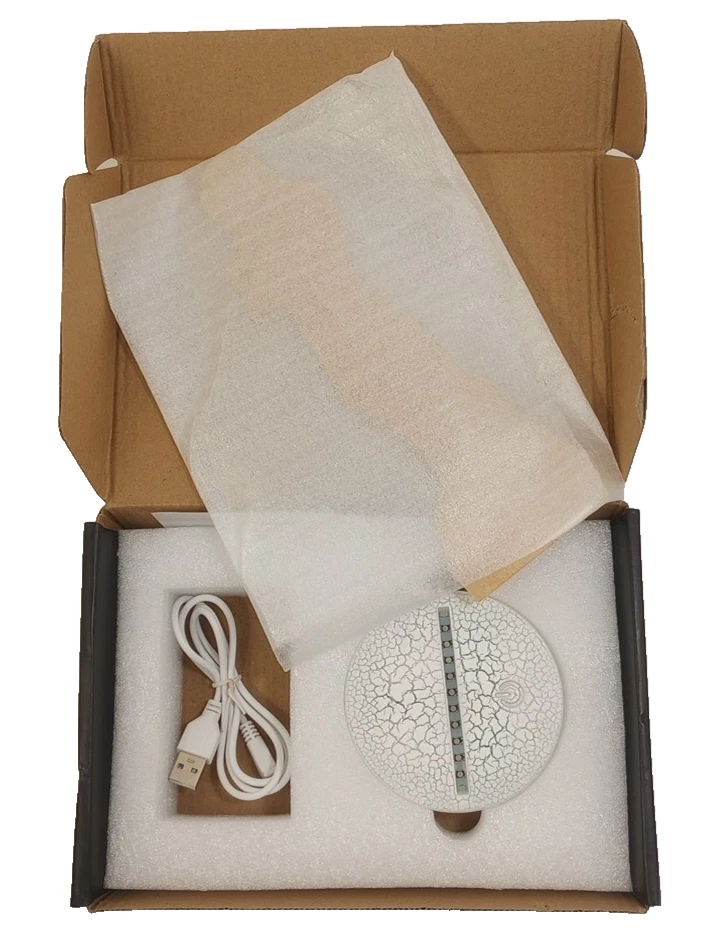 Luz noturna Fortnite Dark Voyager 3D LED – Presente para jogadores – Decoração com base craquelada - Imagem 2 de 4