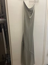 Mumu Tuscany Maxi Slip Dress Large Sage Green