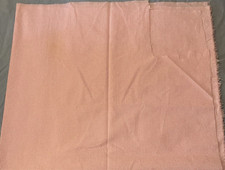 Pink White Gingham Check Seersucker Fabric 43"x50"