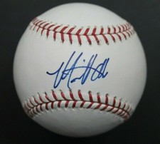 Mike Olt Texas Rangers Chicago Cubs Connecticut Autographed MLB Signed Baseball 