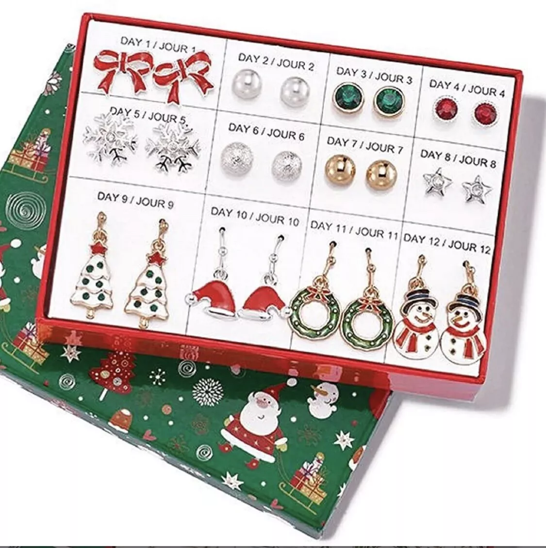 12 days outlet of christmas earrings