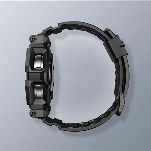 Etui ochronne z bransoletą + 2x szkło do Galaxy Watch 6 Classic 47mm Supcase Czarne - Zdjęcie 6 z 7