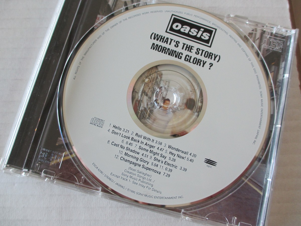 OASIS- WHAT'S THE STORY MORNING GLORY CD JAPAN 1995 OBI 90'S OASIS- WHAT'S THE STORY MORNING GLORY CD JAPAN 1995 OBI 90'S