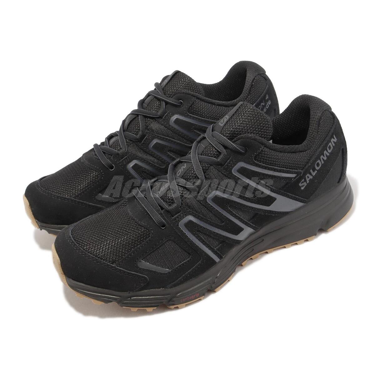 Salomon X-Mission 4 Suede Black Ebony Men Trail Running Salomon X-Mission 4 Suede Black Ebony Men Trail Running