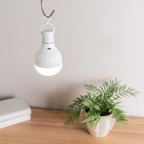 LED Rechargeable Light Bulb ES E27 Timer Function Dimmable Warm Cool Bright USB - Picture 11 of 11