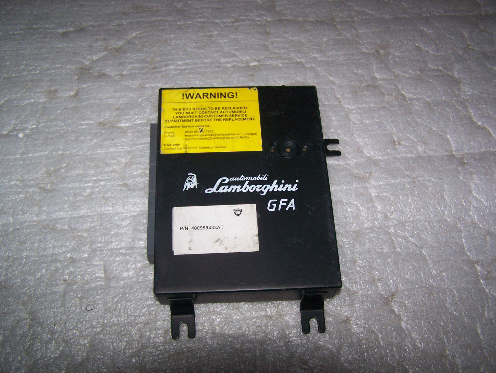 2004 Lamborghini Gallardo Coupe GFA Control Module Computer OEM ECM 400959433AT