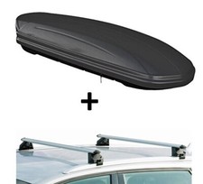 Dachbox MAA320L matt+Dachträger CRV107A für für Opel Insignia SW 5Türer 09-17