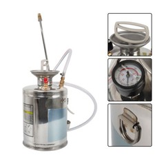 1/1.5/2/3/3.5Gal Stainless Steel Sprayer Pump Sprayer W/ Adjustable Nozzle Hoses