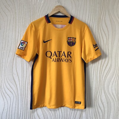 激レアNike FC Barcelona 2015シーズン シャツ BARCELONA 2015 2016 AWAY FOOTBALL SHIRT SOCCER JERSEY NIKE 658785