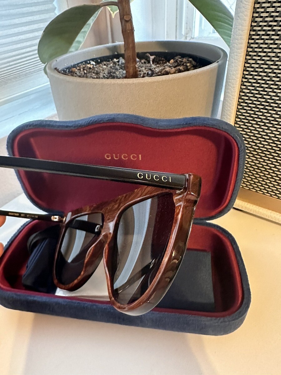 GUCCI GG0732S 001 Aviator Black Grey Women display picture 2