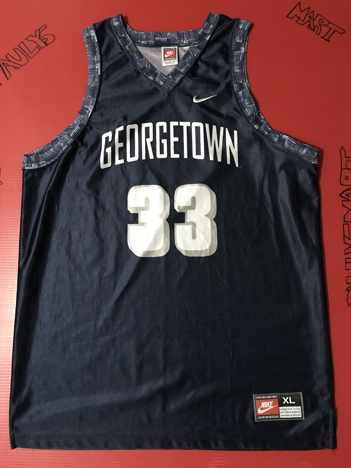allen iverson georgetown jersey nike
