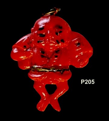 RARE Asian Man Warrior Idol Celluloid Charm Cracker Jack P205