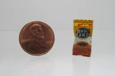 Dollhouse Miniature Replica Bag of Rold Gold Snack Pretzels G066