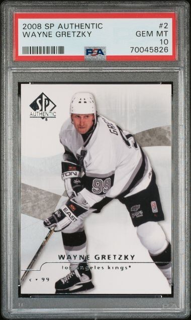 2008 SP Authentic Wayne Gretzky #2 PSA 10 Gem Mint Los Angeles Kings