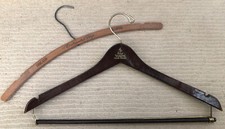 2 VTG Wooden Hangers The Four Seasons  The Continental Plaza Hotel Chicago