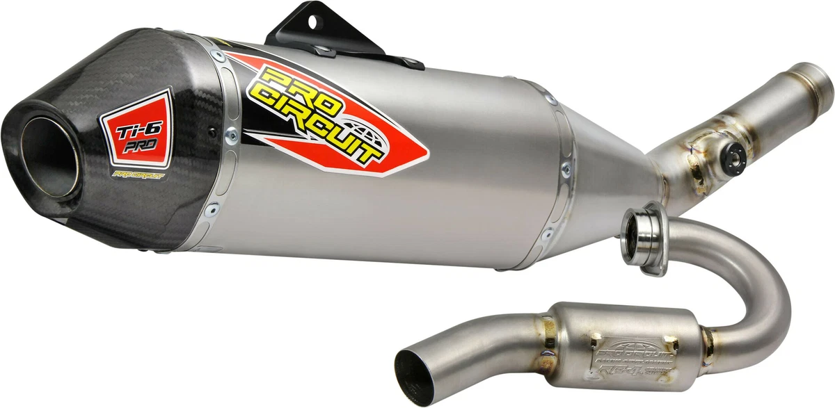 Kawasaki KX250F 2021 Pro Circuit TI 6 Pro Exhaust System Carbon