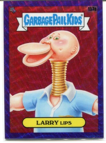 Garbage Pail Kids Chrome Series 4 Purple Wave [250] Base Card 157a LARRY LIPS - Picture 1 of 1