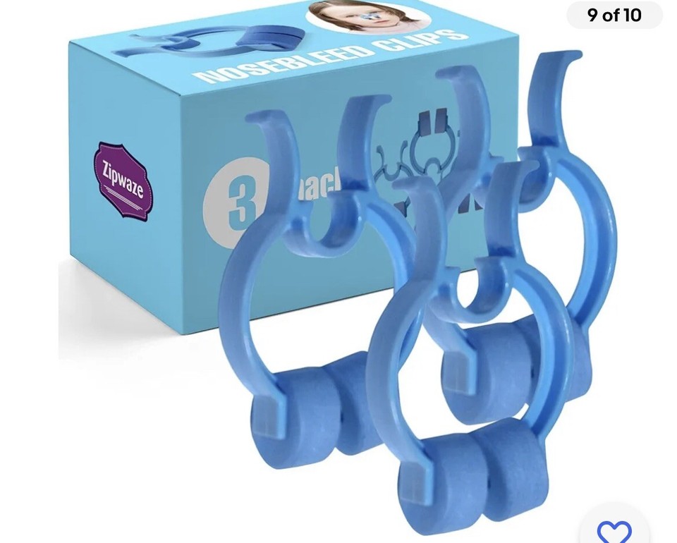 Zipwaze Stop Nosebleeds Epistaxis Clips Nose Bleed Stopper Nasal Clip