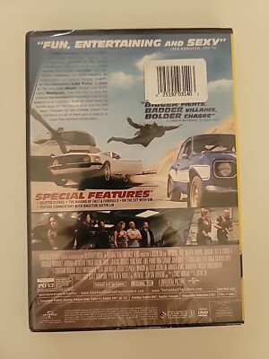 FAST & FURIOUS 6 DVD Vin Diesel Paul Walker Dwane Johnson