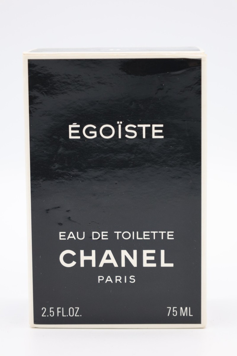 Chanel Egoiste 75ml / 2.5 oz EDT Boxed Splash Bottle 2008 Vintage