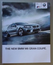 BMW M6 GRAN COUPE orig 2013 UK Mkt Full 50pp Prestige Sales Brochure
