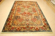 MINT AUTHENTIC AMERICAN KARASTAN MULTICOLORED RUG 5'9"X9' KIRMAN PANEL #900/903