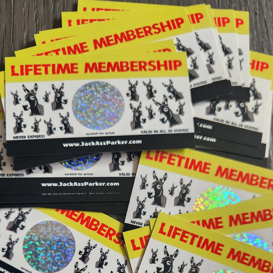 Congratulations for Parking Like a Jackass, Bad Parking Cards, Learn to Park! - Image 3 of 4