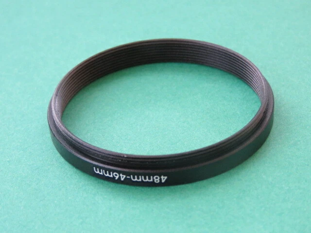 48mm-46mm 48-46 Stepping Step Down Male-Female Filter Ring Adapter 48mm-46mm - Image 2 of 2