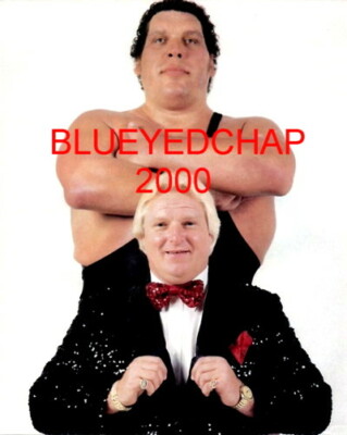 ANDRE THE GIANT & BOBBY HEENAN WRESTLER 8 X 10 WRESTLING PHOTO WWF
