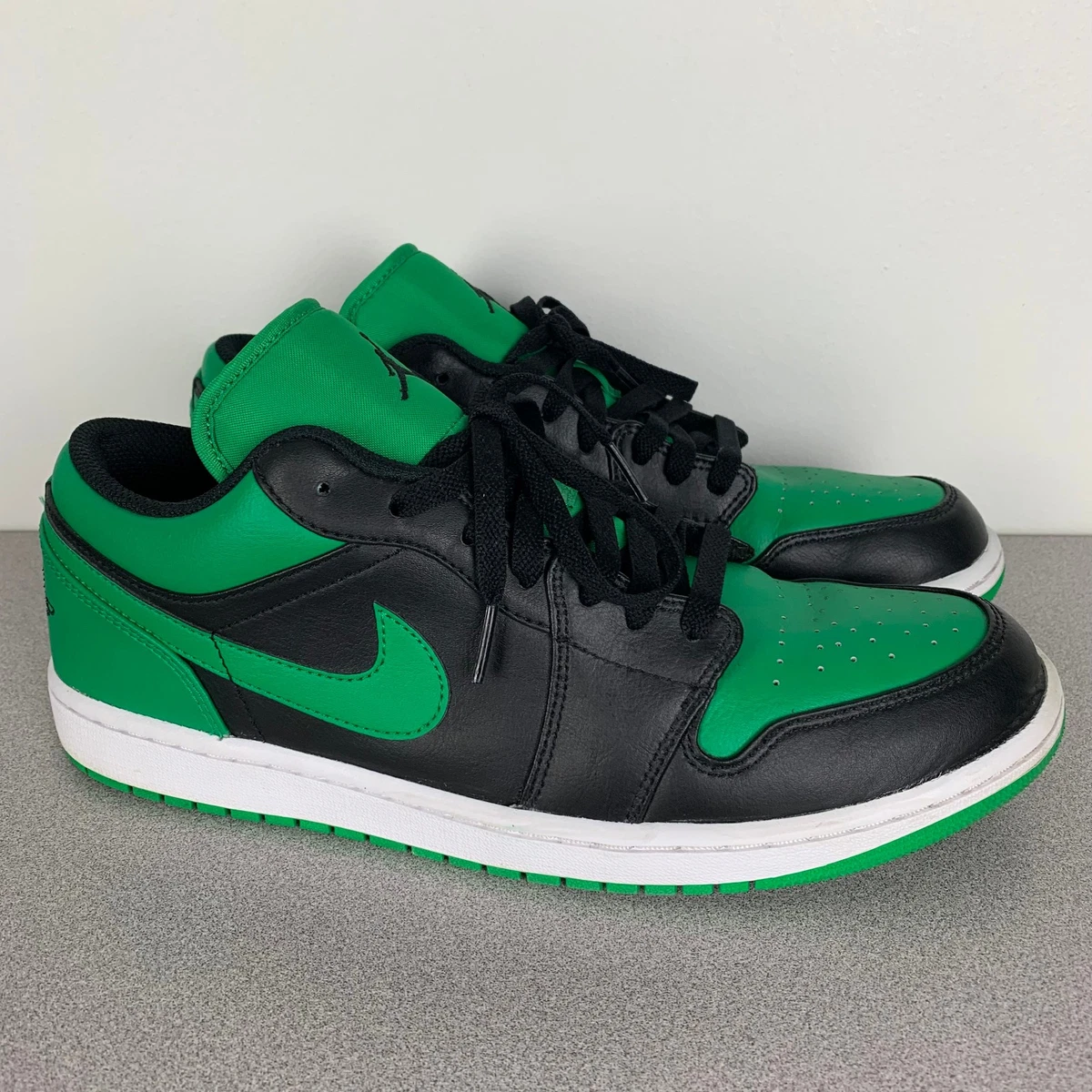 Jordan 1 Low Black Lucky Green for Sale | Authenticity Guaranteed