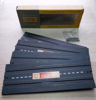 PLAYCRAFT 3007/4 ELECTRIC HIGHWAYS 9" STRAIGHT TERMINAL UNIT PACK of 4 BOXED