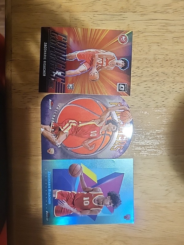 Zaccharie Risacher 2024-25 Donruss Optic Express Lane RC #23 - Hawks