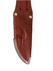 NOS Vintage Leather Fixed Blade Knife Sheath Edge Mark Germany Up To 3.25” Blade — photo 3