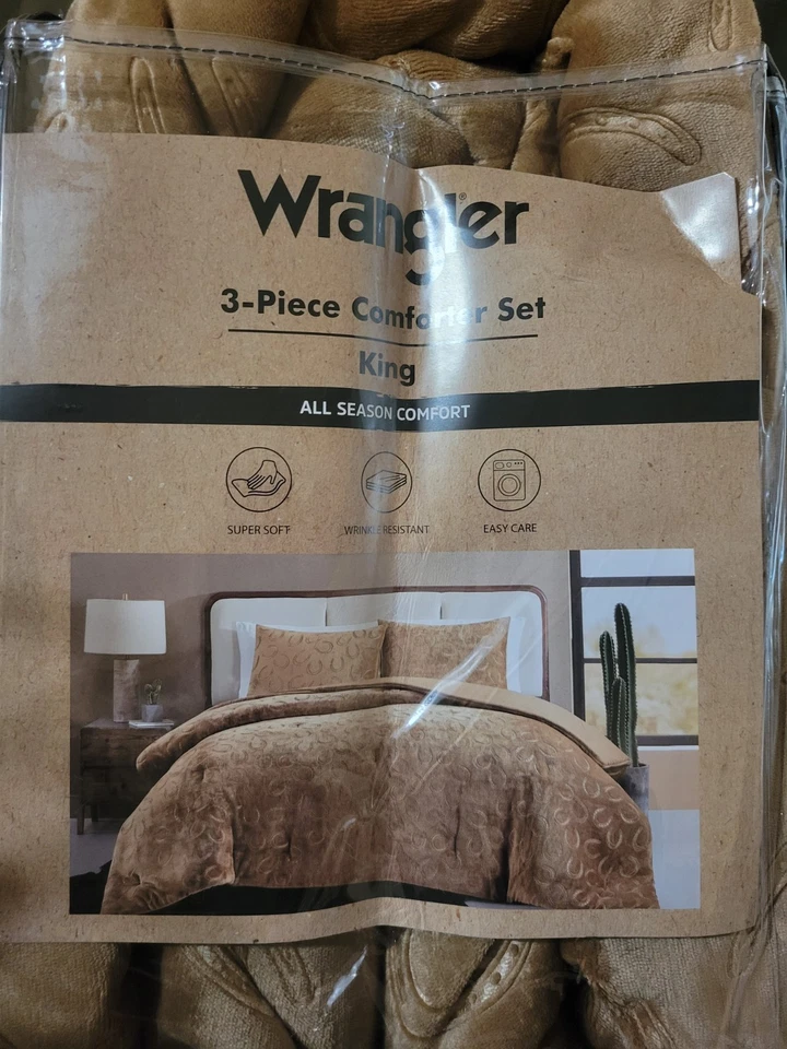 Juego de edredón de herradura Wrangler King/Gold viral Foto 4 de 4