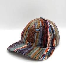 New Era Chicago Bulls 9FIFTY Snapback Hat Multi Color Woven Yarn Striped Cap NBA