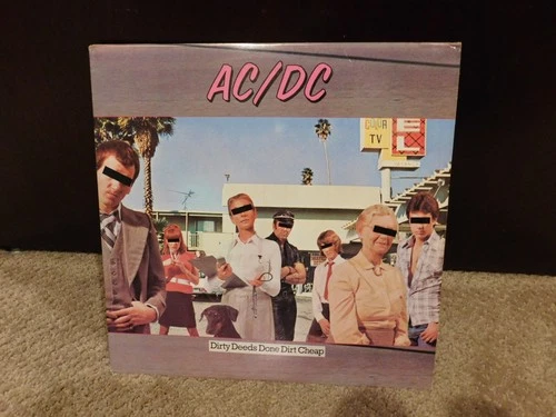 AC/DC Dirty Deeds Vinyl LP  1976 SD 16033 EX Condition Atlantic Records
