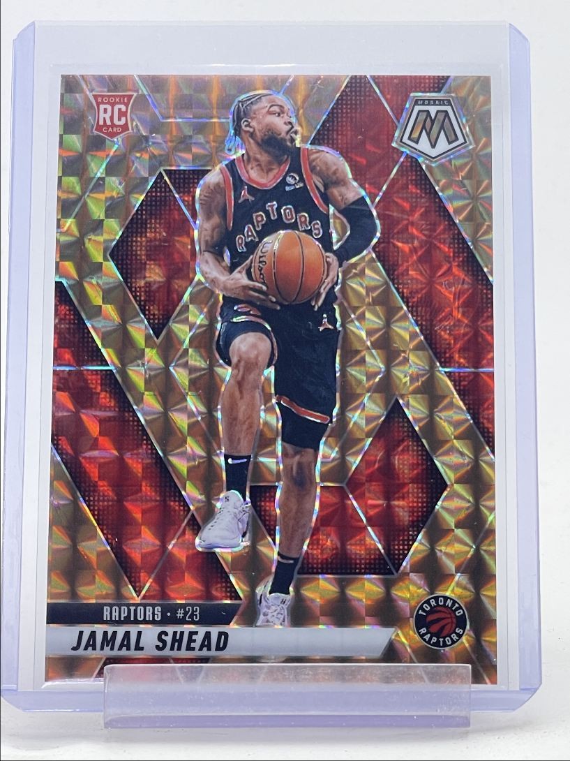 JAMAL SHEAD 2024-25 MOSAIC ROOKIE BRONZE MOSAIC PRIZM #201 RC /75 Q4784