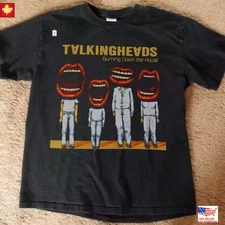 Trending Rare talking heads T-shirt Black