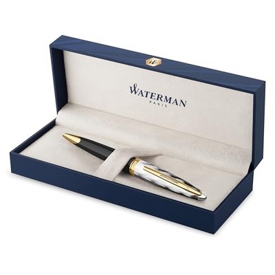 WATERMAN Carene Deluxe Reflection of Paris GT Ballpoint Pen, Medium Nib