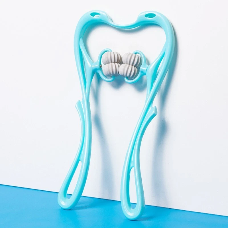 Multifunctional Manual Six-wheel Neck Massager Massage Relieve Roller Massage - Image 3 of 4