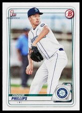 Connor Phillips 2020 Bowman Draft #BD-71 Seattle Mariners