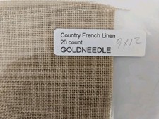 28 sztuk Country French GOLDNEEDLE LEN 9"x12" Policzona tkanina haftu krzyżowego