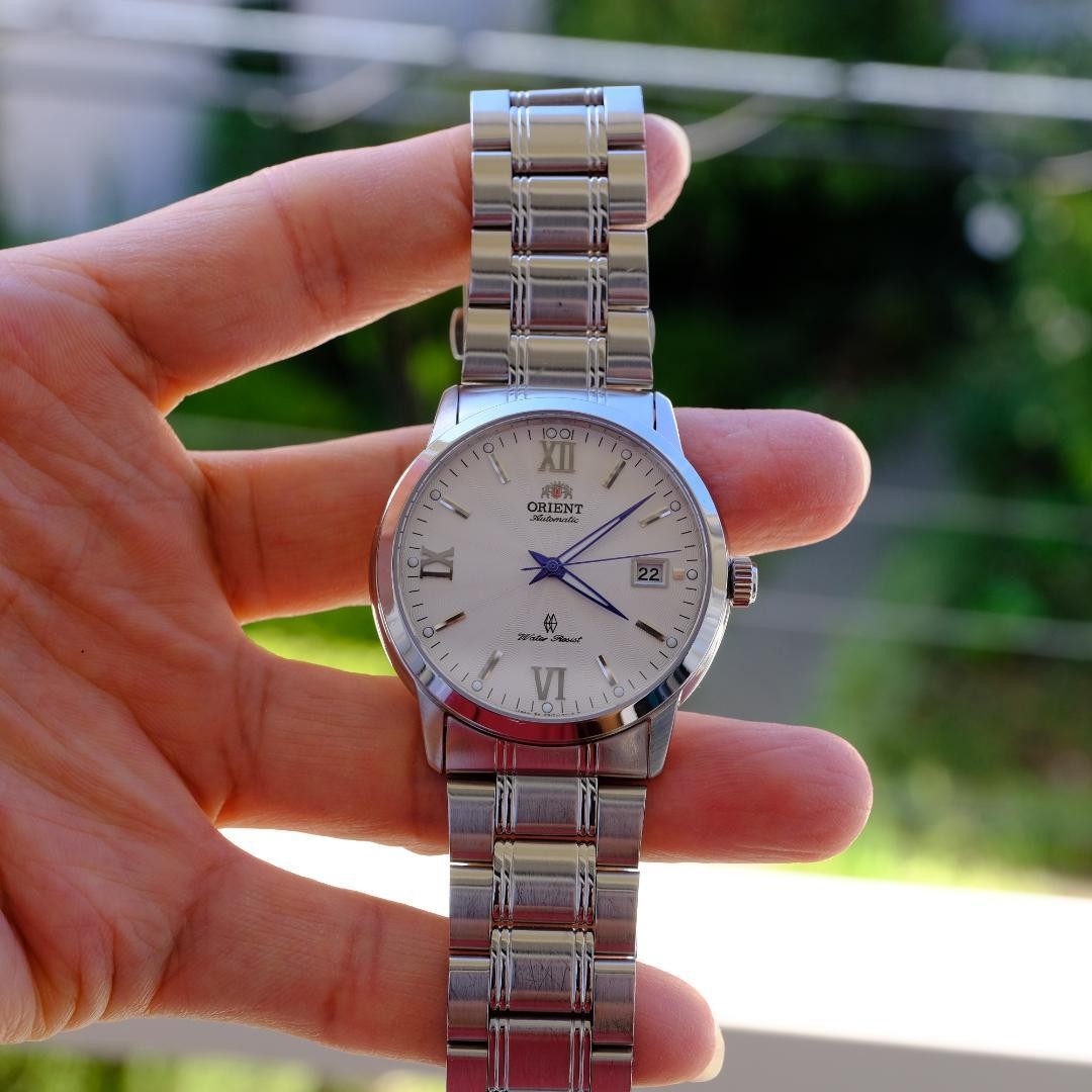 Orient Automatic Watch White Dial Date Unisex Used - image 11