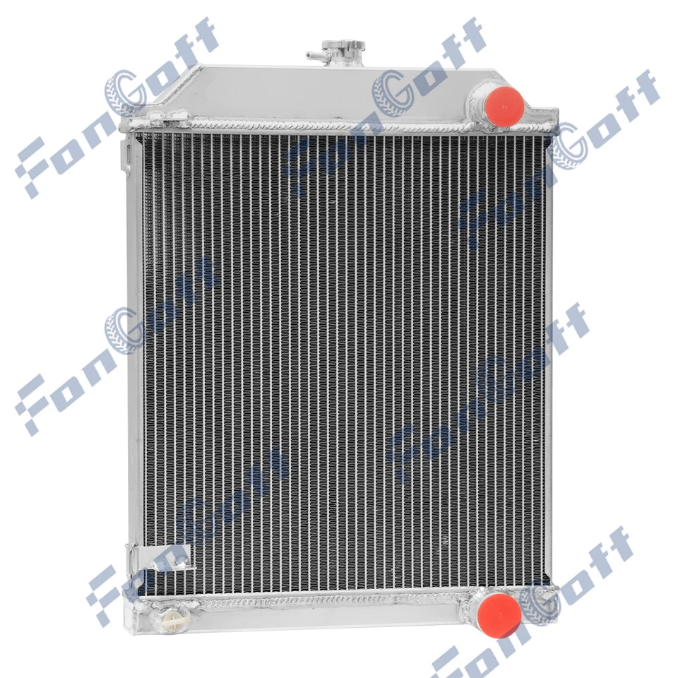 3 Row Aluminum Radiator For 1950-1961 Jaguar Mark IX VII VIII 3.4L 3.8L L6 Foto 2 de 4