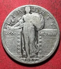1927S US Standing Liberty SILVER Quarter! "San Francisco" Mint! KEY DATE! Good!