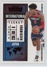 2020-21 Panini Contenders International Ticket Red Rui Hachimura #21 1a1r