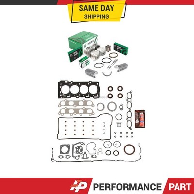 Full Gasket Set Pistons Bearings Fit 00-06 Toyota Celica GTS Matrix 1.8L 2ZZGE