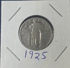 1925 Standing Liberty Quarter 90% Silver Full Date Nice Detail Coin